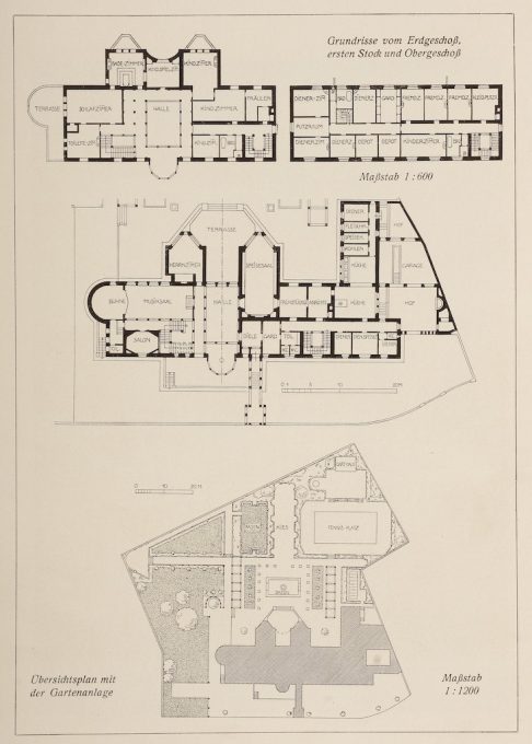 Palacio Stoclet plantas