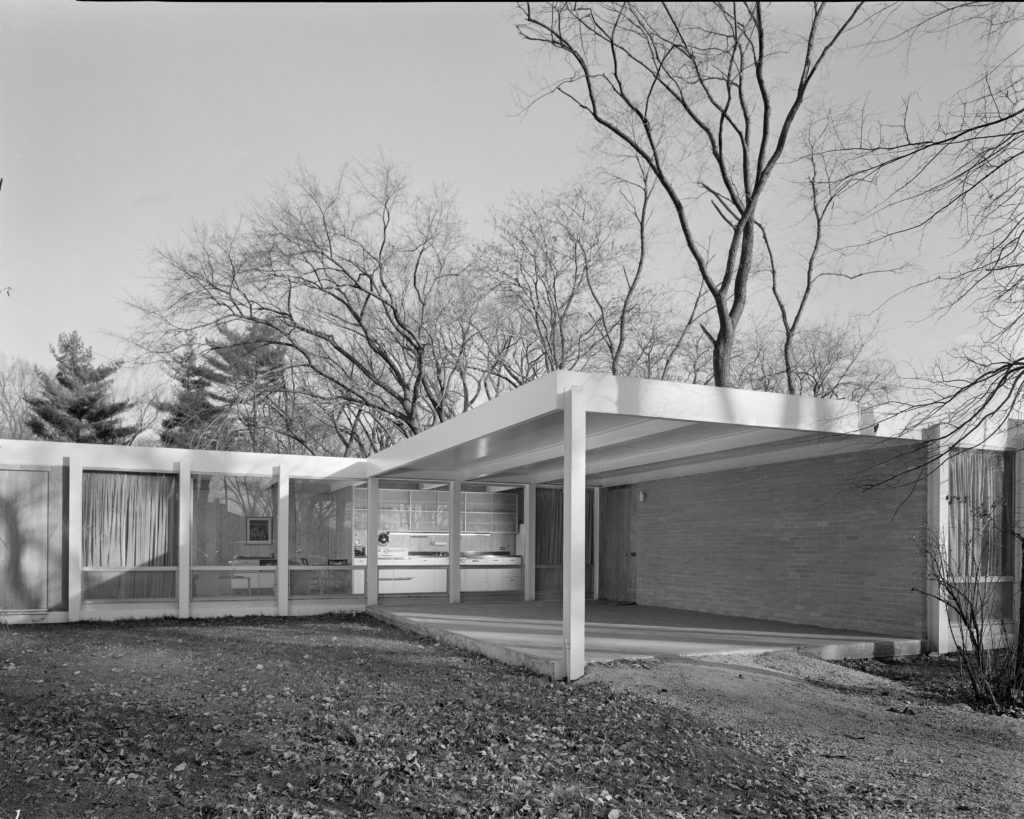 Exterior view of Robert H. McCormick Jr. residence