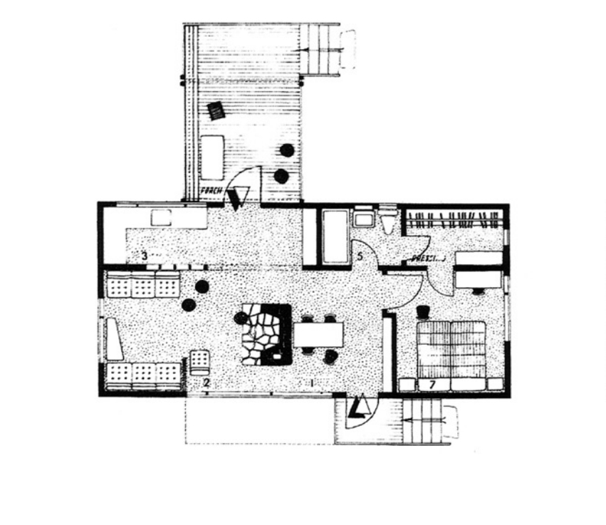 chamberlain cottage planta primera