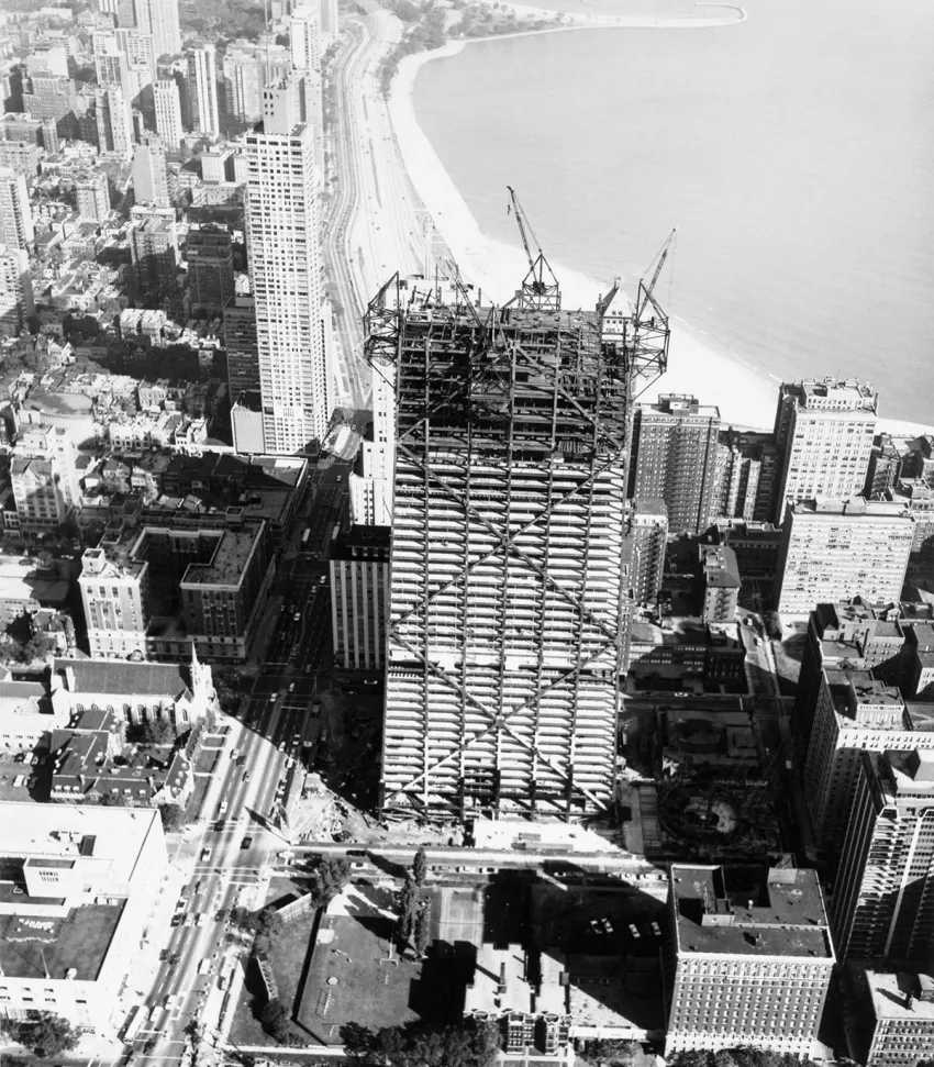Hancock Cente arch 1