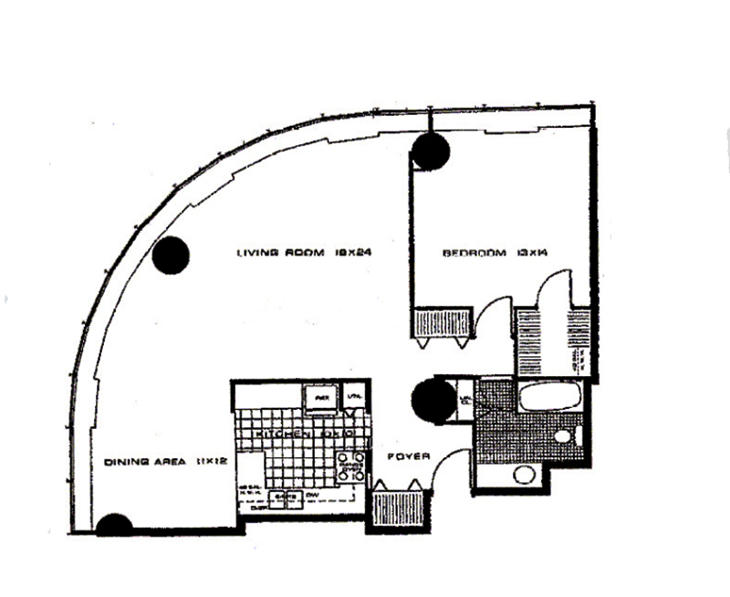 Lake Point Tower planta apart 1