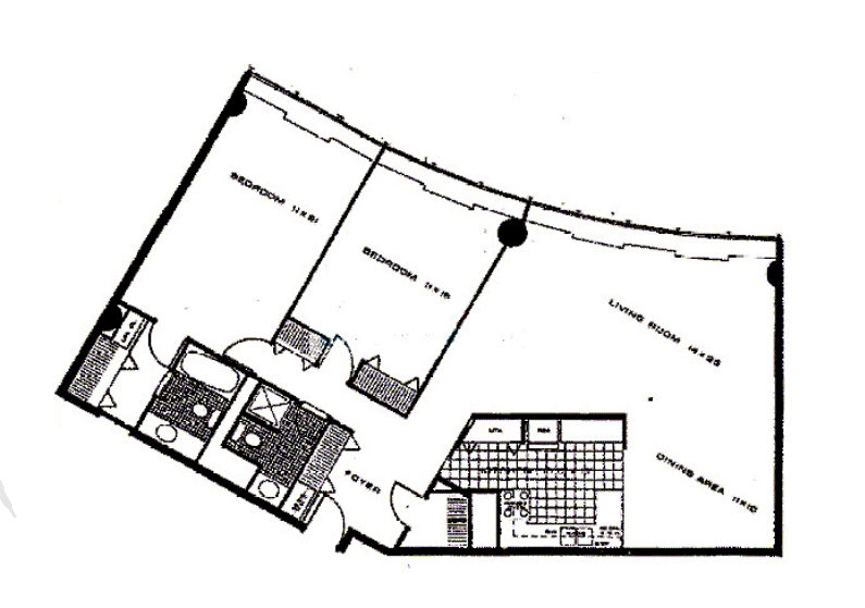 Lake Point Tower planta apart 3